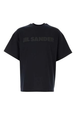 Dark blue cotton T-shirt JIL SANDER | J22GC0221J20349402